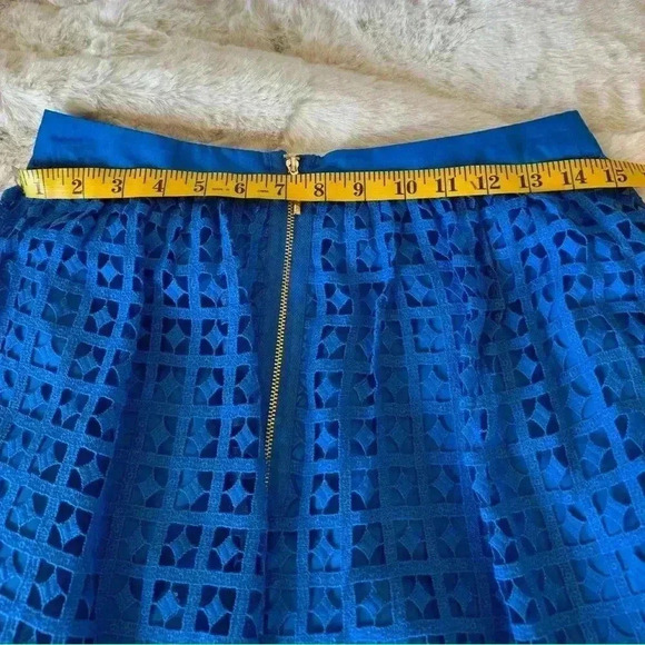 Kensie Knee Length Woven Blur Skirt Size: Small - Picture 6 of 8